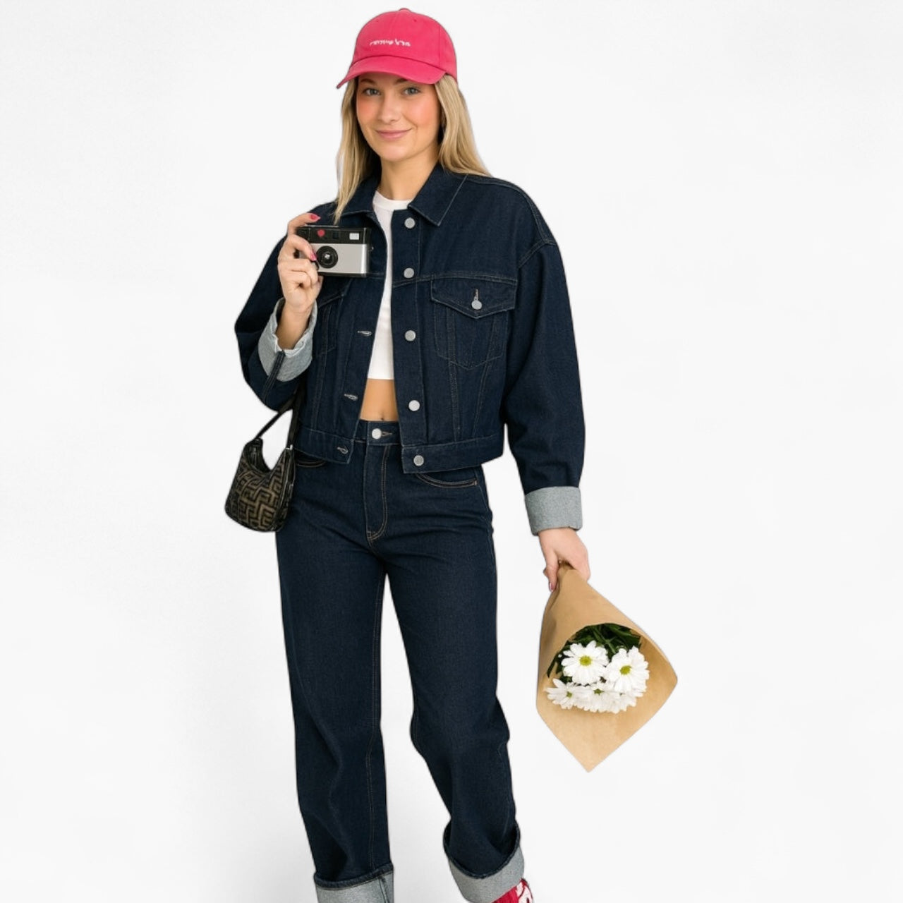 Levrae | Women’s Denim Two-Piece Set