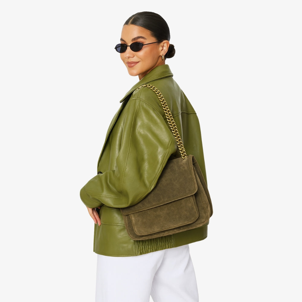 Levrae | Women’s Oversized Leather Jacket