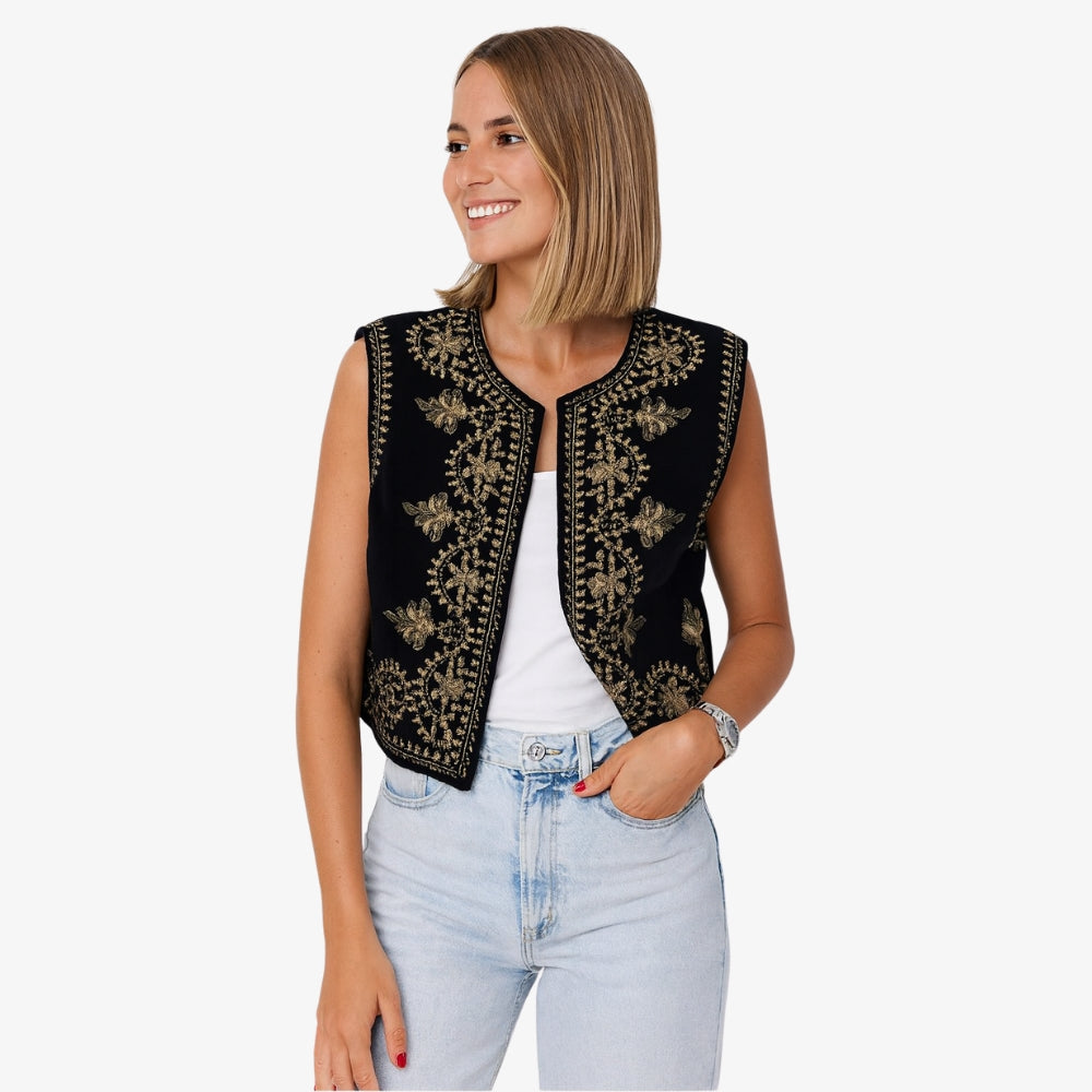 Levrae | Women’s Embroidered Vest
