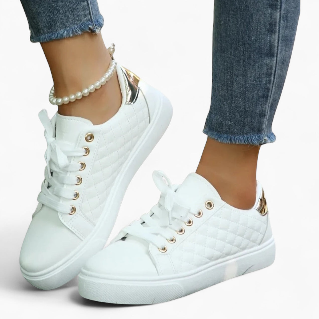 Levrae | Women’s Orthopedic Quilted Sneakers