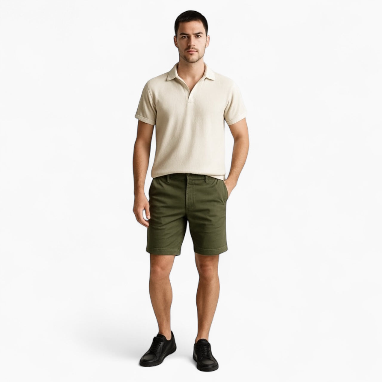 Levrae | Men’s Ribbed Polo Shirt