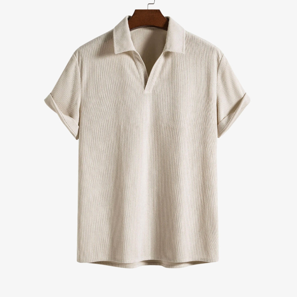 Levrae | Men’s Ribbed Polo Shirt