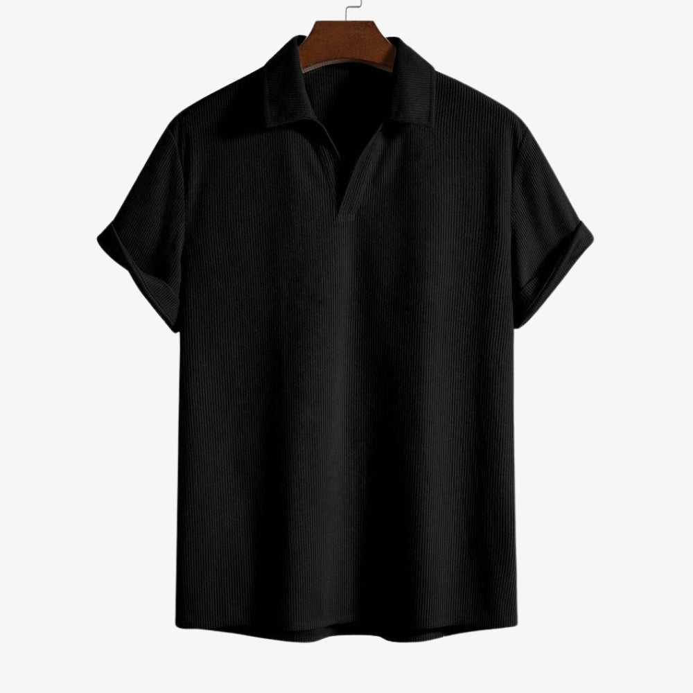 Levrae | Men’s Ribbed Polo Shirt