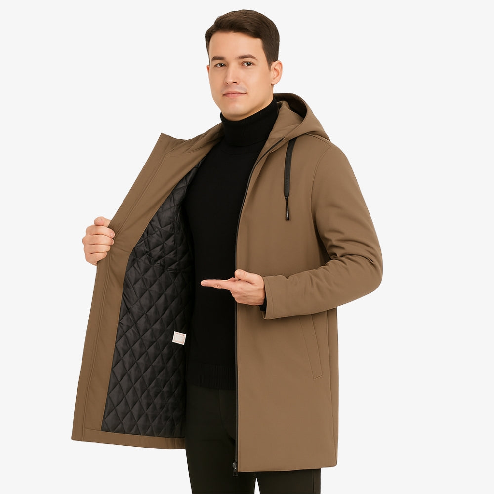 Levrae | Men’s Mid-Length Quilted Coat