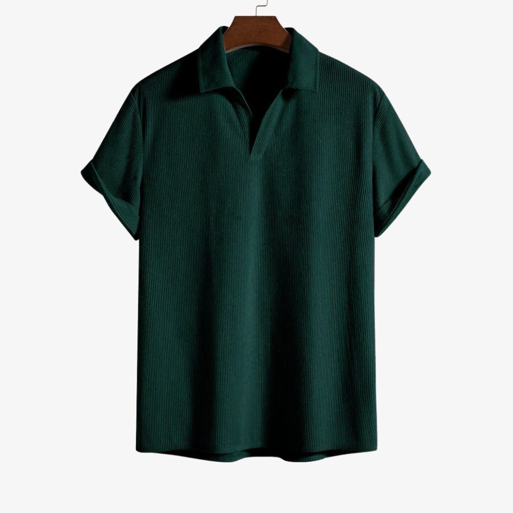 Levrae | Men’s Ribbed Polo Shirt