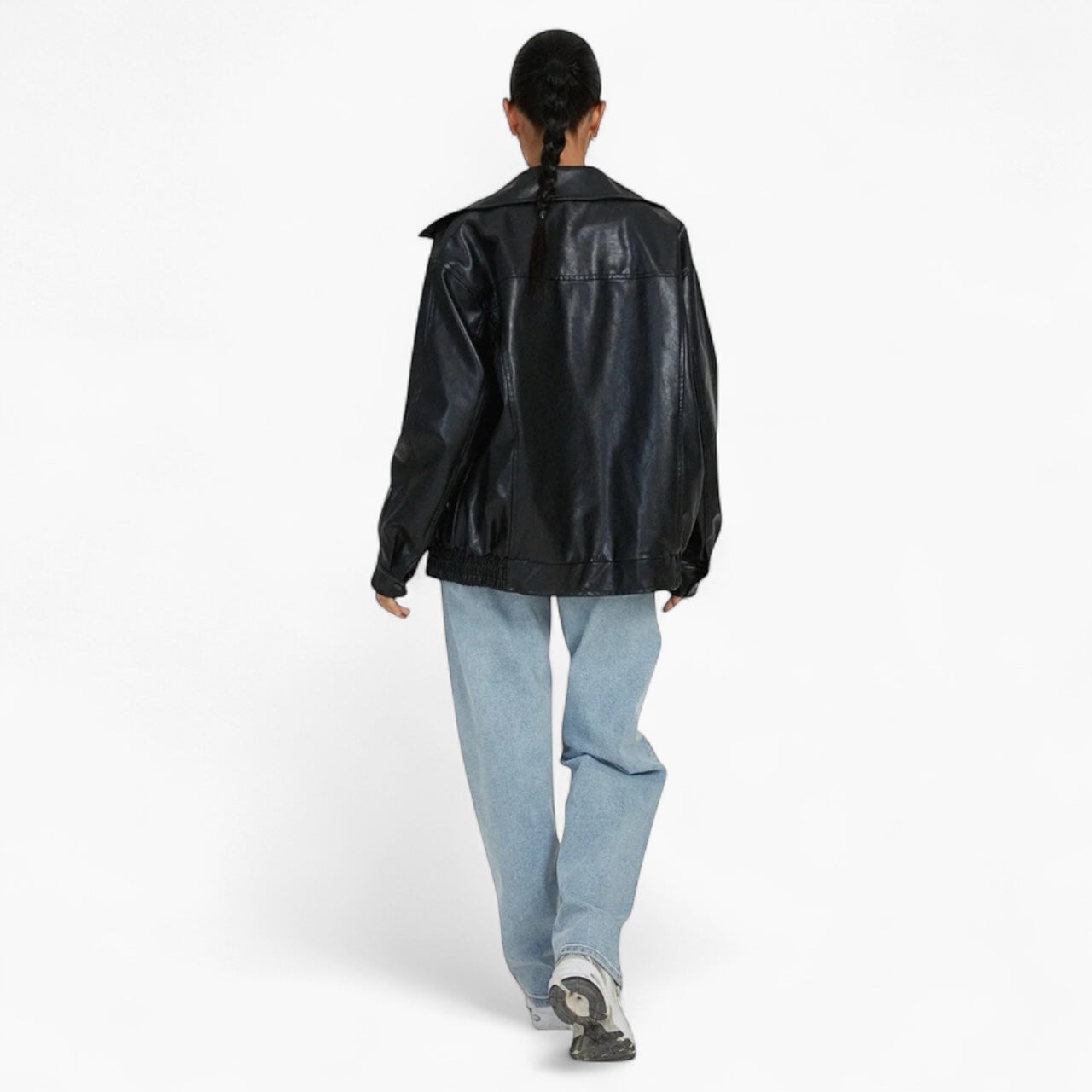 Levrae | Women’s Leather Bomber Jacket