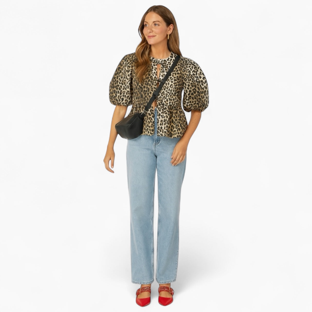 Levrae | Women’s Leopard Print Blouse