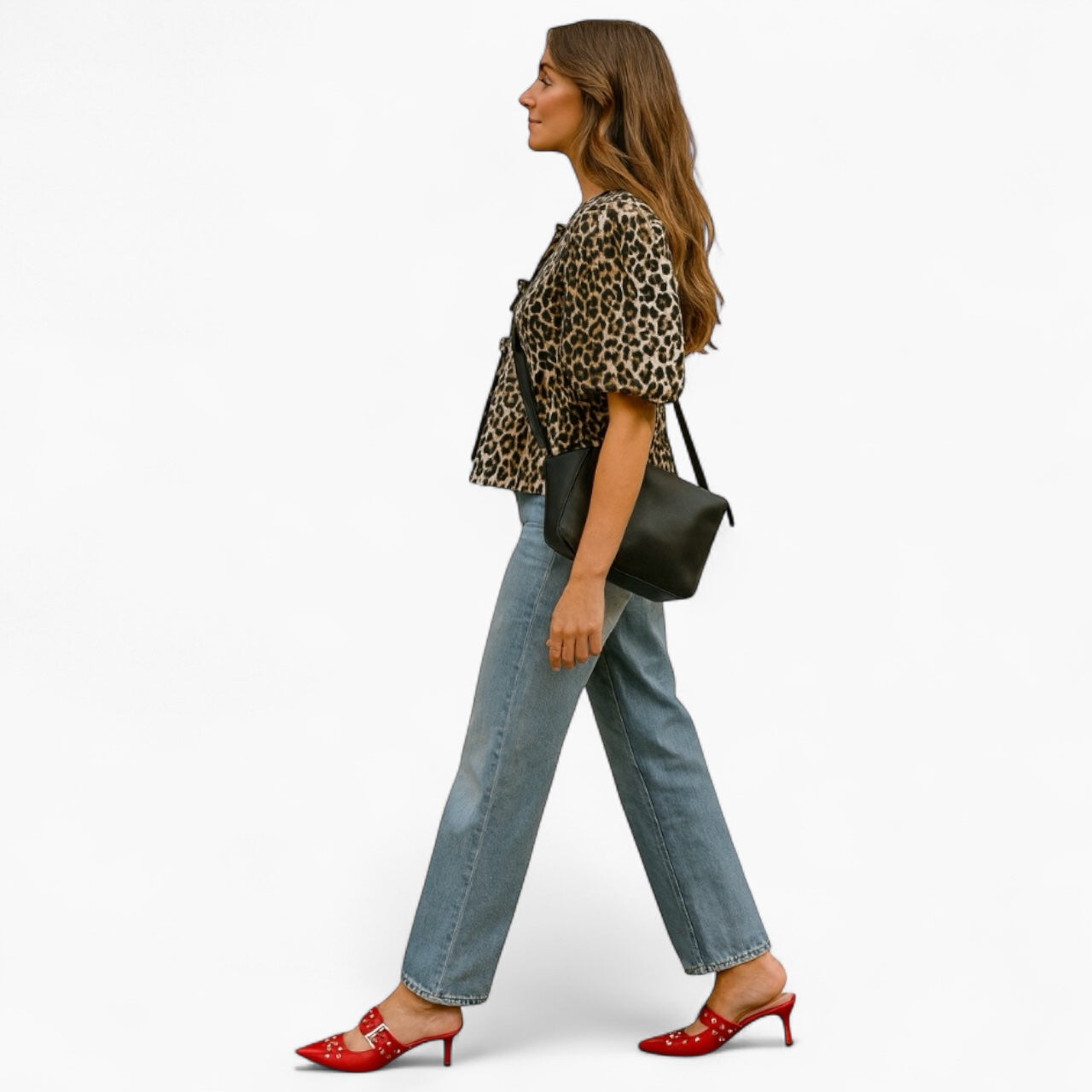 Levrae | Women’s Leopard Print Blouse