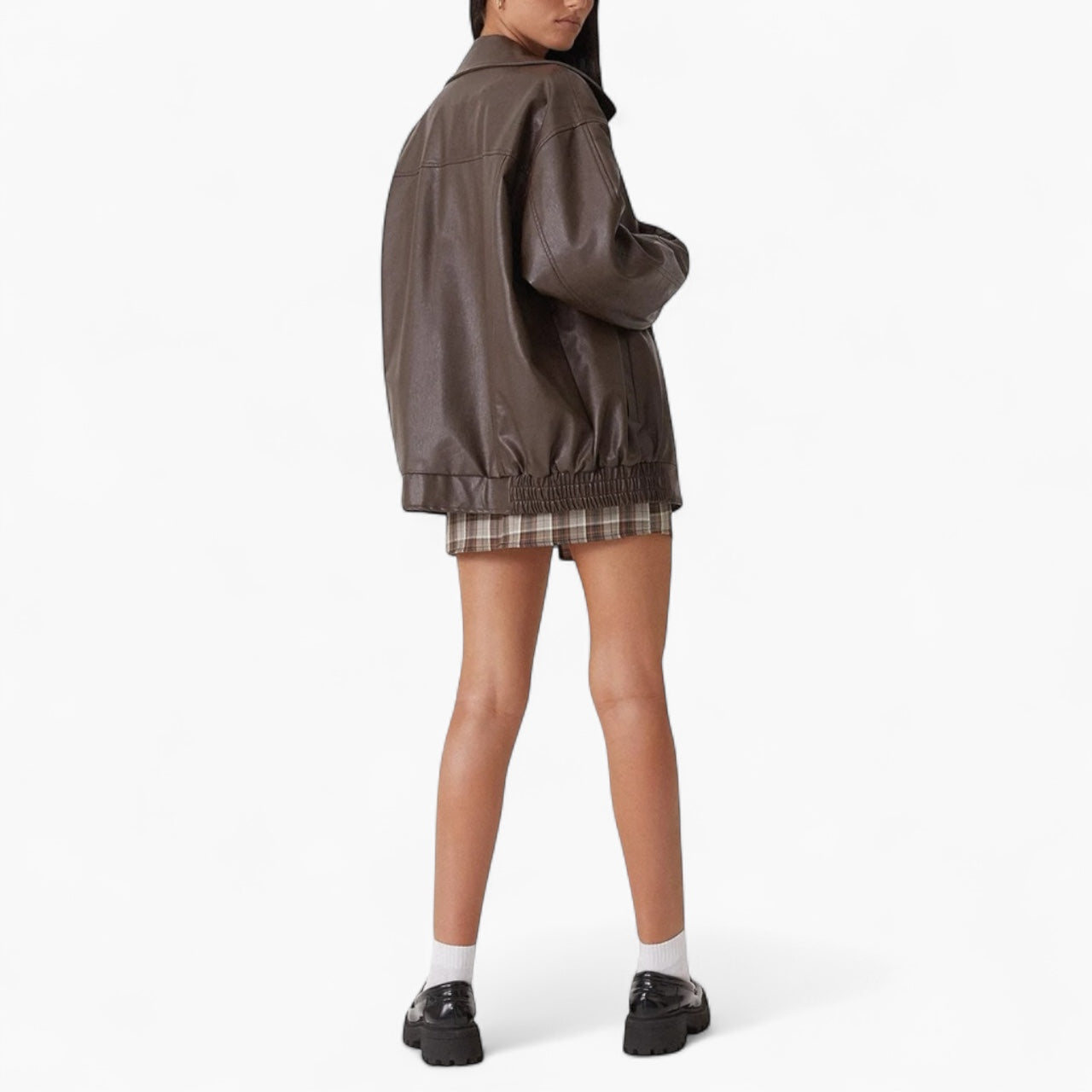 Levrae | Women’s Leather Bomber Jacket